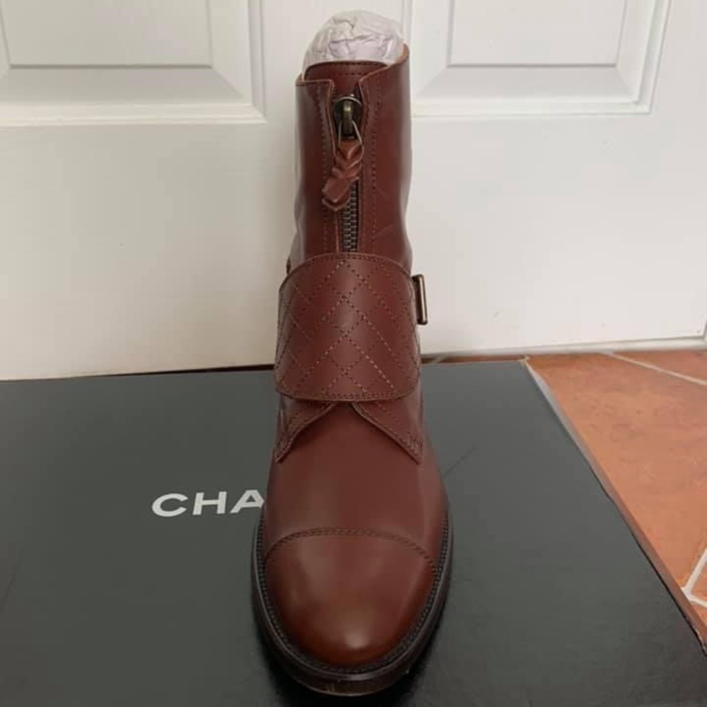 Chanel 12A Polo Boots